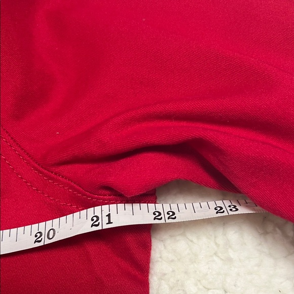 NWOT Style and Company Vibrant Red Denim/Twill Jacket XL - Picture 9 of 10